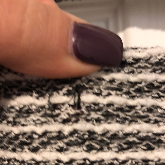 Anthropologie Deletta large Textured Striped Sweater side snaps - Picture 6 of 14